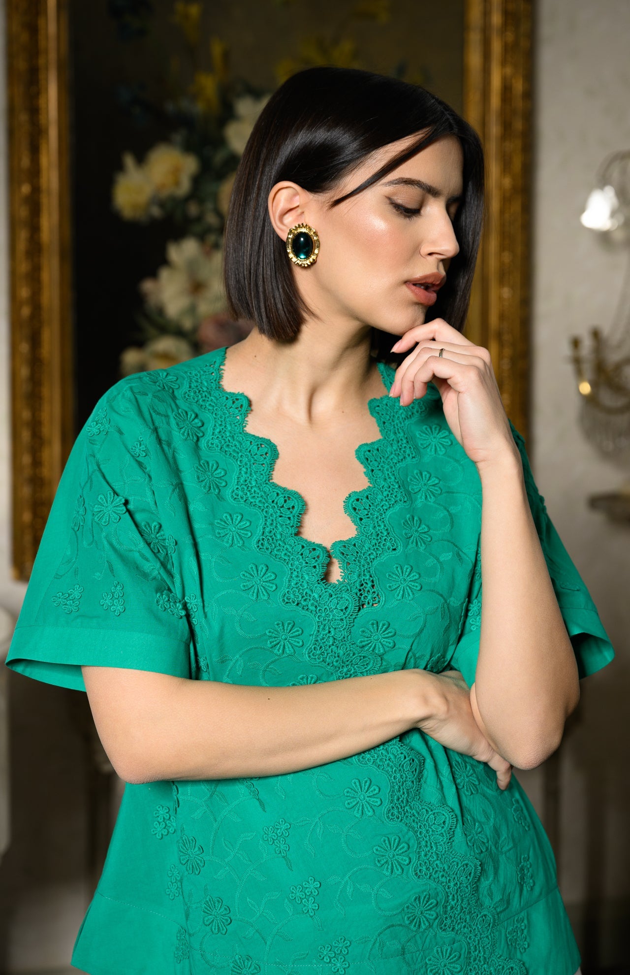 Bluze brodate din materiale naturale – Piese casual ideale pentru primăvară